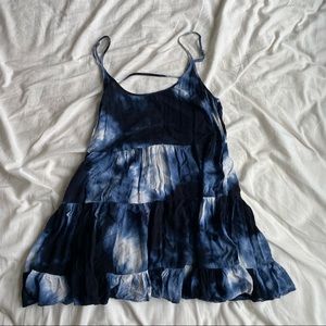 Brandy Melville tie die flowy beach dress